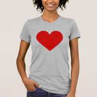 Custom Modern Simple Red Heart