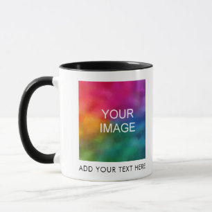 Custom Modern Upload Your Photo or Own Logo 11oz Mug