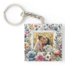 Custom Mom Daughter Best Friends Quote Floral Art