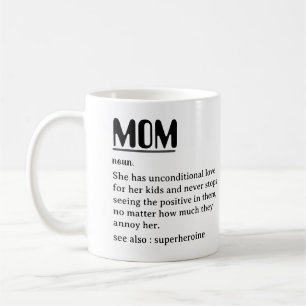Custom Mom Definition For Mother's Day Coffee Mug