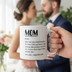 Custom Mom Definition For Mother's Day Coffee Mug