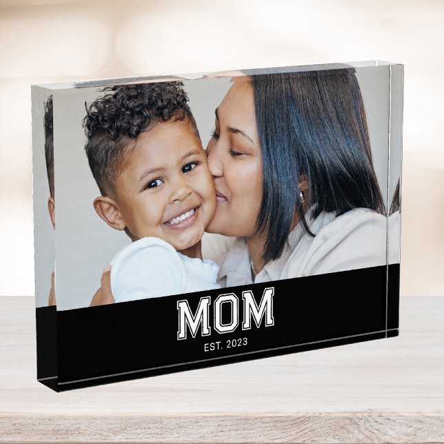 Custom Mom Established Modern Bold Photo Block (Creator Uploaded)