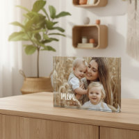 Custom Mom Established Modern Script Photo