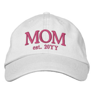 Custom Mom Established New Mom Gift Embroidered Hat