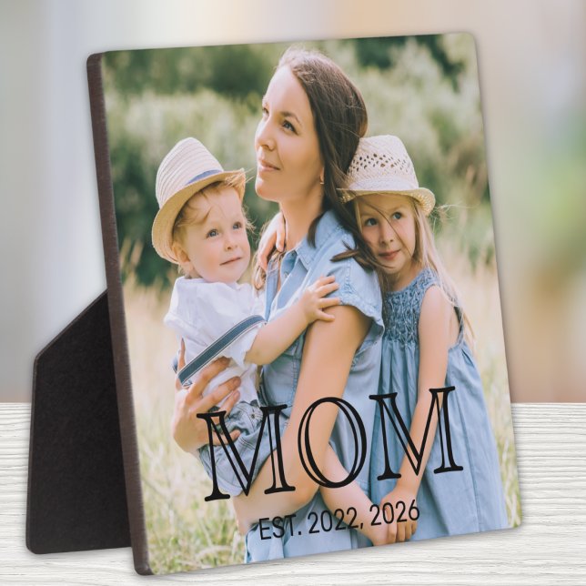 Custom Mom Established Photo Plaque (Creator Uploaded)