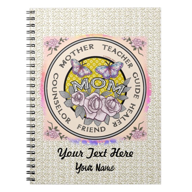 Custom Mom Friend Notebook (Front)