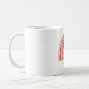Custom Mom Kids Personalized Name Cute Rainbow  T- Coffee Mug