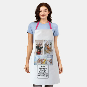 Custom Mom Photo Apron - Personalized Mothers Day