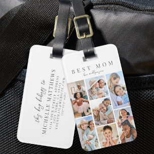 Custom Mom Photo Luggage Tag
