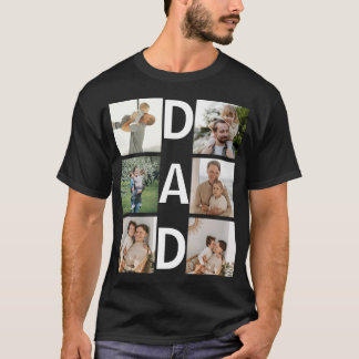 Custom Mom Photo Personalized Father's Day Gift T-Shirt