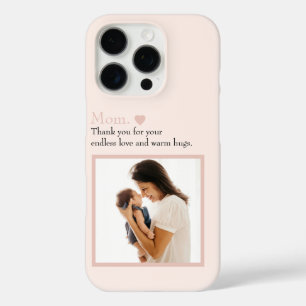 Custom "Mom" Photo Phone Case with Heart
