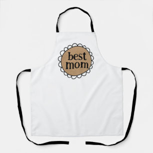 Custom Mom Scalloped Edge Apron