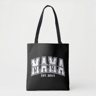 Custom Mommy Est.Year Personalized Mom Established Tote Bag