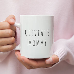 Custom MOMMY Photo & Name   Personalized Gift  Coffee Mug