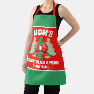 Custom Mom's Christmas Gift Apron