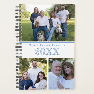 Custom Mom's Family Calendar Photo Moderne