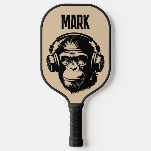 CUSTOM MONKEY FUNNY PICKLEBALL PADDLE (Front)