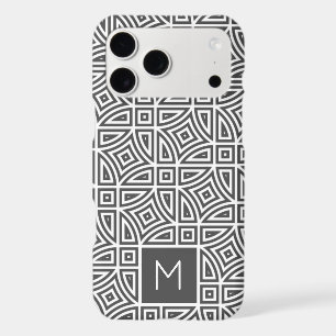 Custom monogram Abstract Pattern phone cases