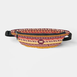 Custom Monogram African Pattern Fanny Pack
