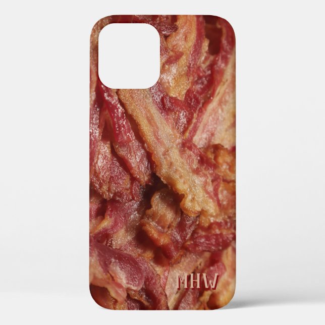Custom monogram BACON phone cases (Back)
