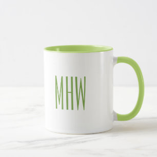 Custom Monogram "Bah Humbug!" mug