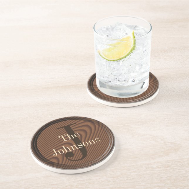 Custom Monogram Coaster (Side)