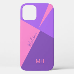 Custom monogram Colour Blocks phone cases
