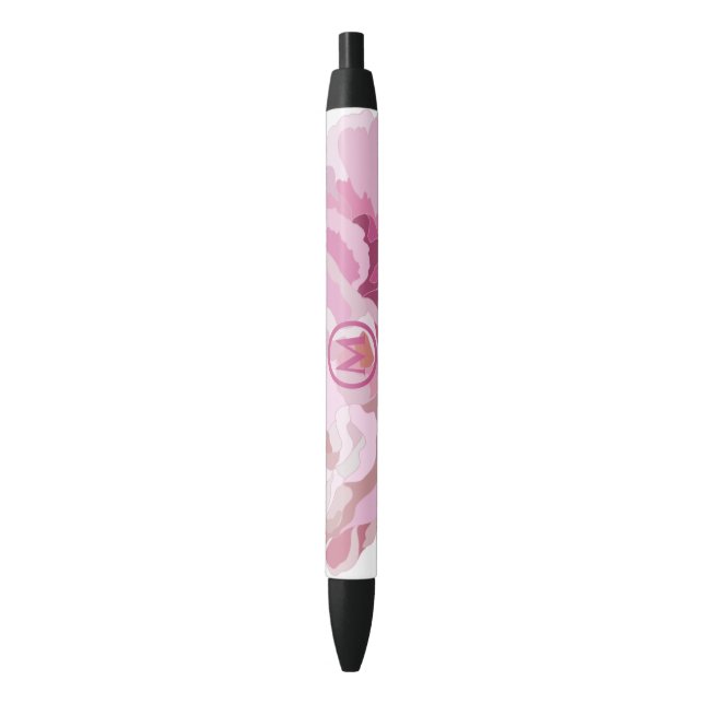 Custom Monogram Colourful Minimalist Stylish Pen (Front Vertical)