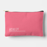 Custom monogram, dramatic pink new line