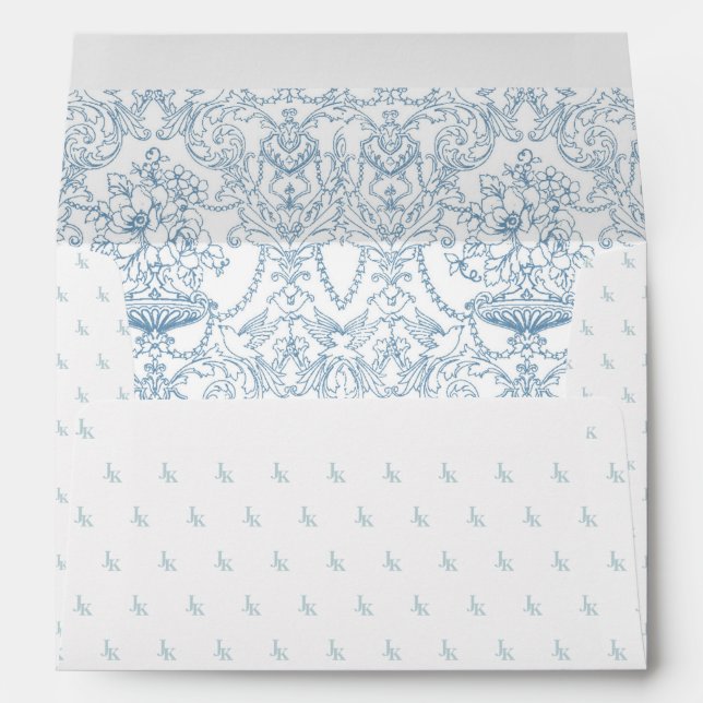 Custom Monogram  Envelope (Back (Bottom))