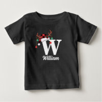 Custom Monogram Family Christmas Plaid Santa Hat