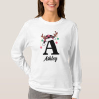 Custom Monogram Family Christmas Plaid Santa Hat