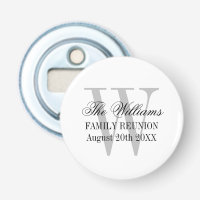 Custom monogram family reunion party favour gift