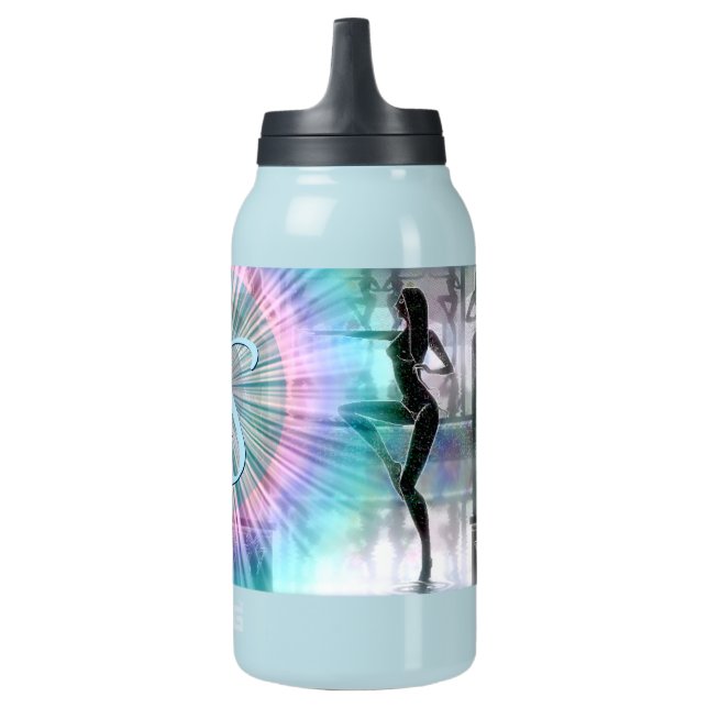 Custom Monogram Fantasy Gem Thermal Bottle (Right)