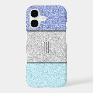 Custom Monogram Faux Glitter Bling
