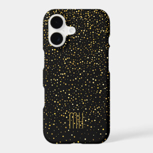 Custom Monogram Faux Glitter Bling