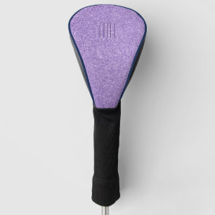 Custom Monogram Faux Glitter Bling Golf Head Cover