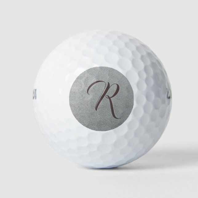 Custom monogram golf balls (Front)