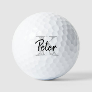 Custom Monogram Golf Balls - Personalize Name Gift