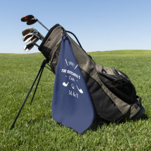 Custom Monogram Golf Towel   Personalized Gift 