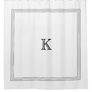 Custom Monogram in Classic Black and White