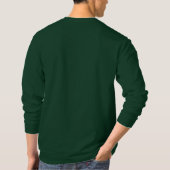 Custom Monogram Initial Name Mens Long Sleeve T-Shirt (Back)