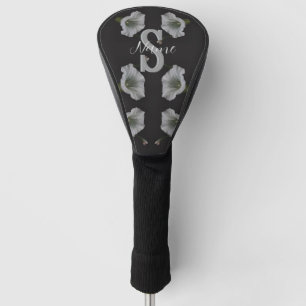 Custom Monogram Initial Name Morning Glory Golf Head Cover