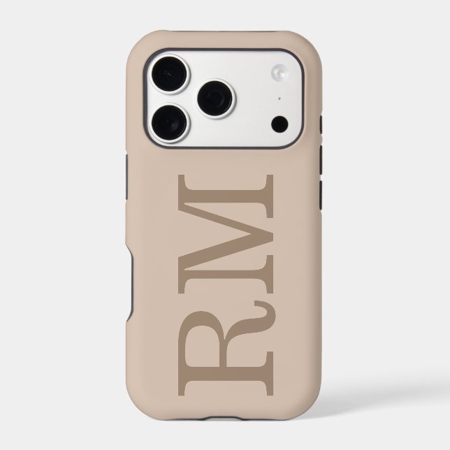Custom Monogram Initial | Quiet Luxury Design (Back)