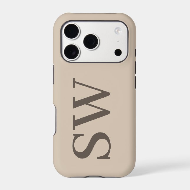 Custom Monogram Initial | Quiet Luxury Design (Back)