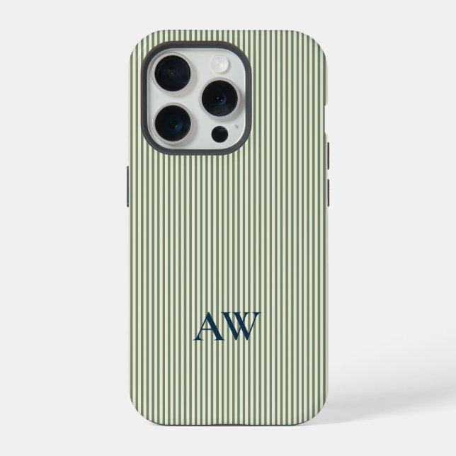 Custom Monogram iPhone Case Birthday Gift for Her (Back)
