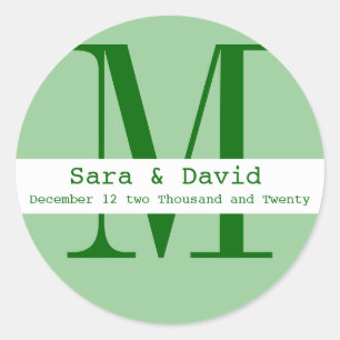 Custom Monogram label