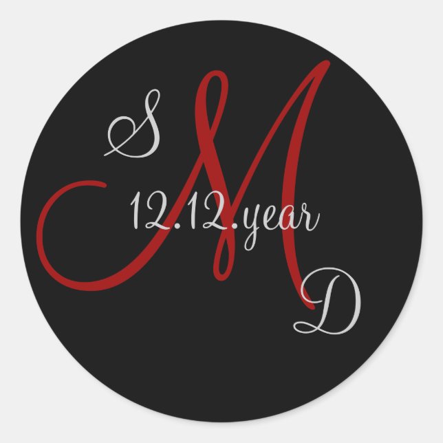 Custom Monogram label (Front)