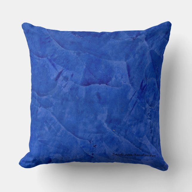 Custom Monogram Luxury Throw Pillow (Front)