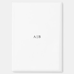 Custom Monogram Magnet